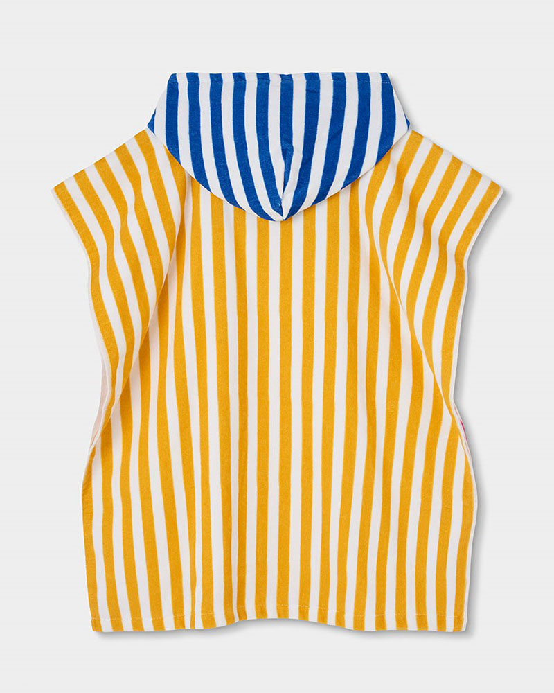 BOBOLI Towel striped hooded for girl -BCI - 343190