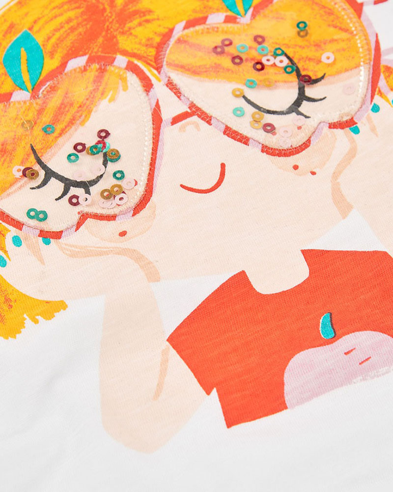 BOBOLI Knit t-Shirt for girl -BCI - 343088