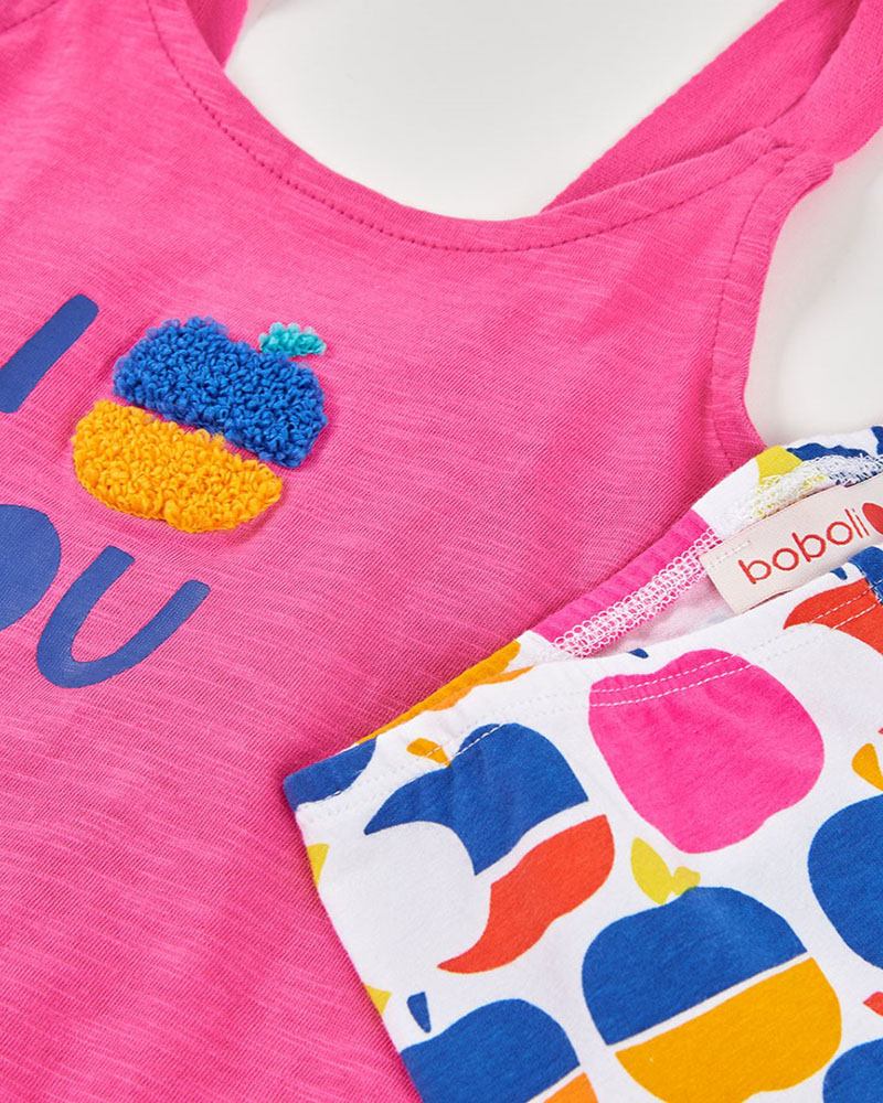 BOBOLI Set knit apples for girl -BCI - 343101