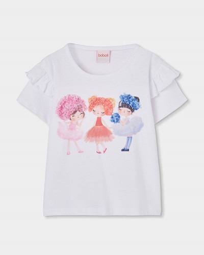 BOBOLI Knit t-Shirt for girl -BCI - 753016