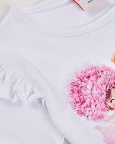 BOBOLI Knit t-Shirt for girl -BCI - 753016