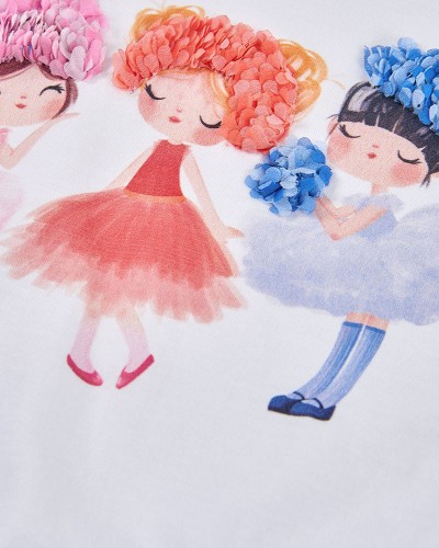 BOBOLI Knit t-Shirt for girl -BCI - 753016