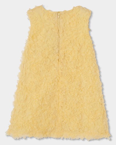 BOBOLI Tulle dress embroidery for girl - 743026