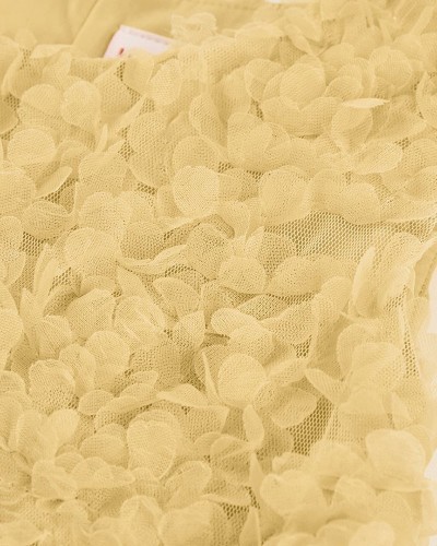 BOBOLI Tulle dress embroidery for girl - 743026