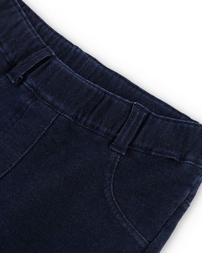 BOBOLI Fleece denim trousers for girl -BCI - 490722