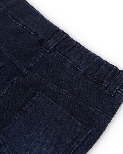 BOBOLI Fleece denim trousers for girl -BCI - 490722