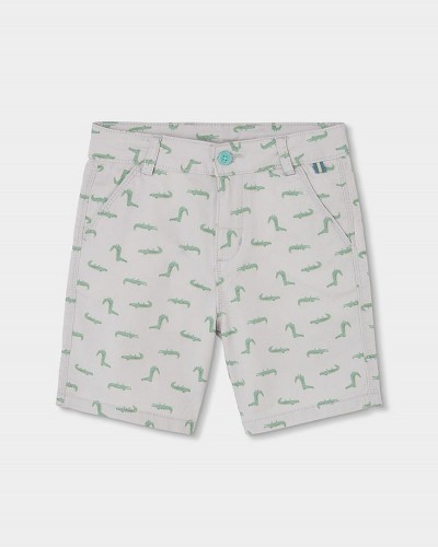 BOBOLI Gabardine bermuda shorts for boy -BCI - 813046