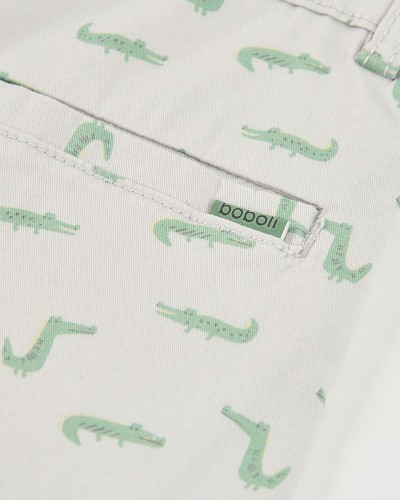 BOBOLI Gabardine bermuda shorts for boy -BCI - 813046