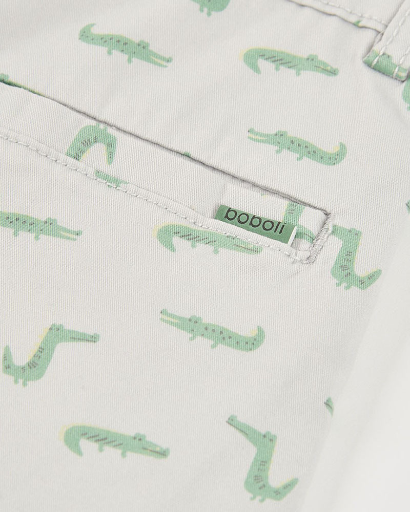 BOBOLI Gabardine bermuda shorts for boy -BCI - 813046