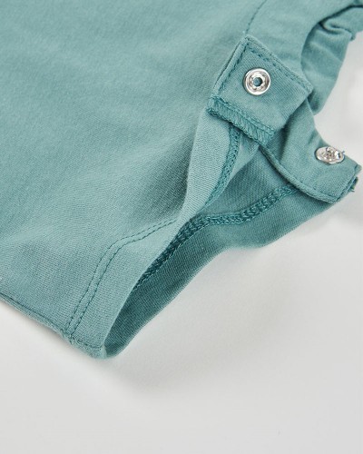 BOBOLI Knit play suit bicolour for baby -BCI - 223063