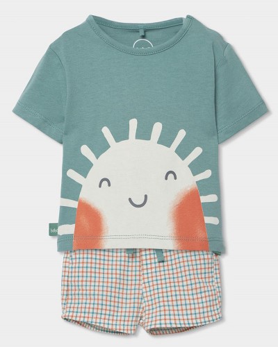 BOBOLI Set knit combined for baby boy - 223029