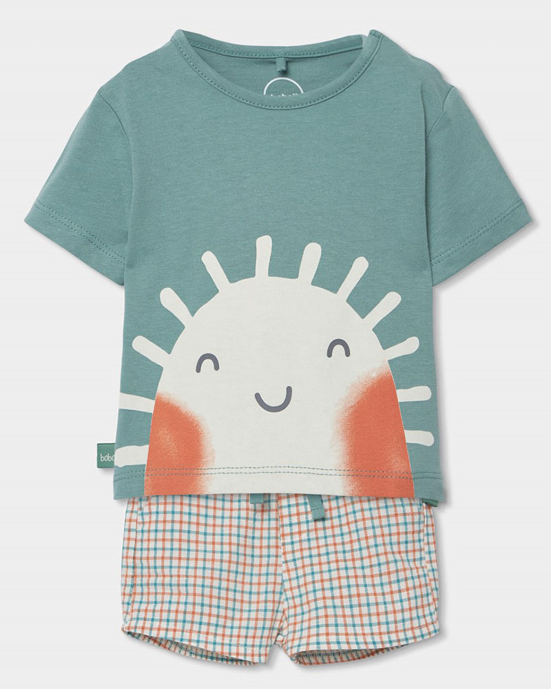 BOBOLI Set knit combined for baby boy - 223029