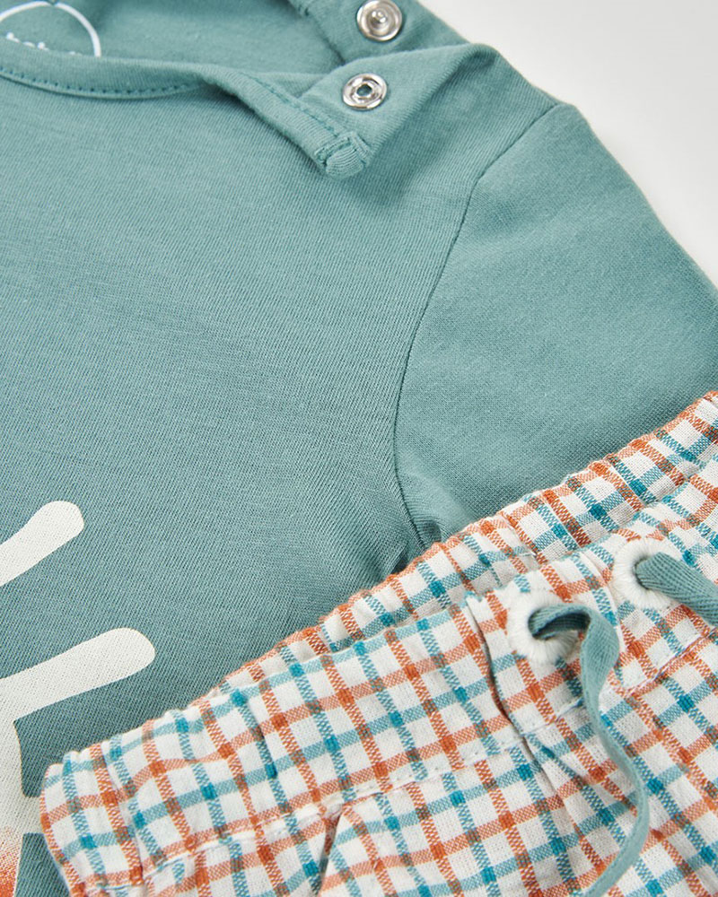 BOBOLI Set knit combined for baby boy - 223029