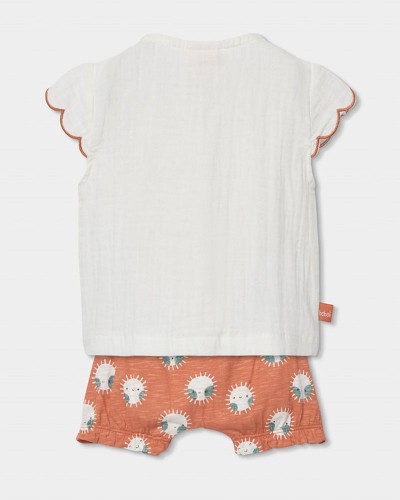 BOBOLI Set knit for baby girl -BCI - 123062
