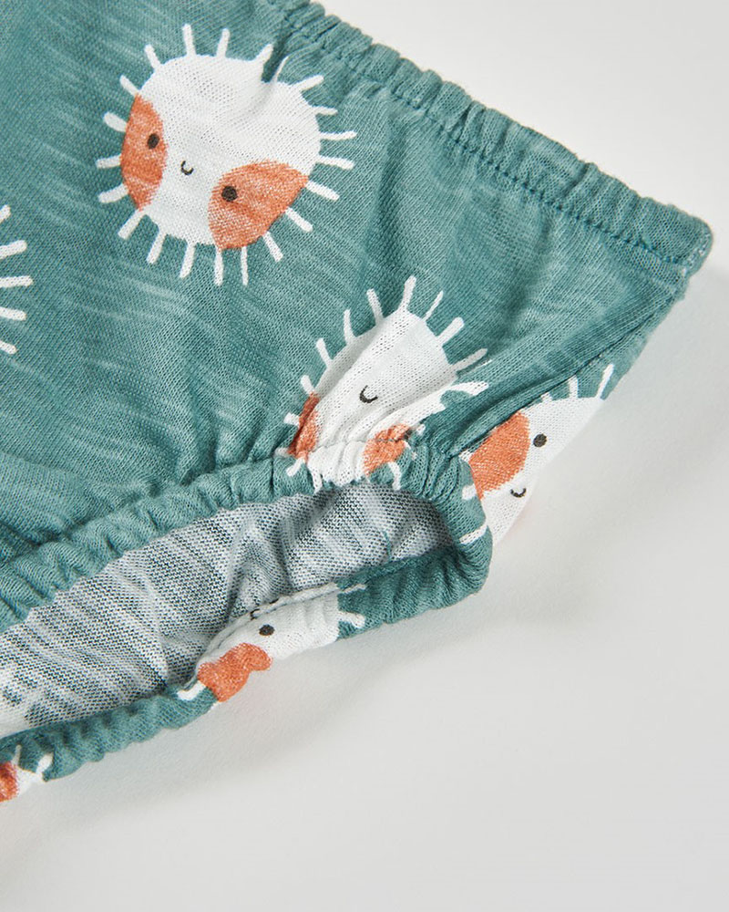 BOBOLI Knit dress printed for baby -BCI - 123040