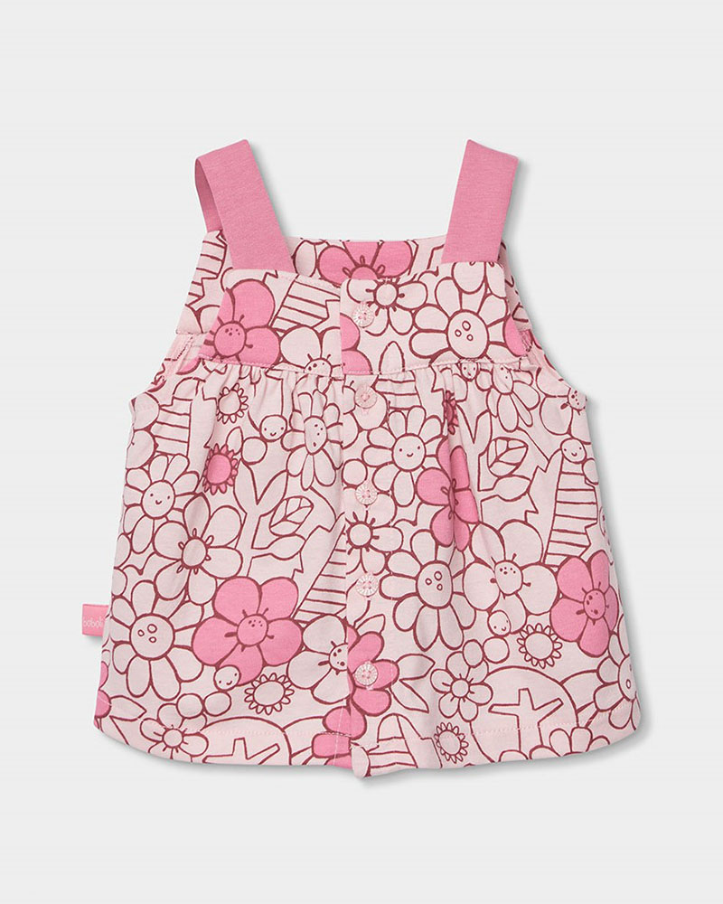 BOBOLI Set knit floral for baby girl -BCI - 133029