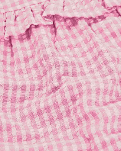 BOBOLI Poplin dress check for baby -BCI - 133041