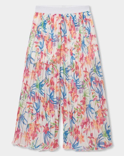 BOBOLI Trousers gauze printed for girl - 763040