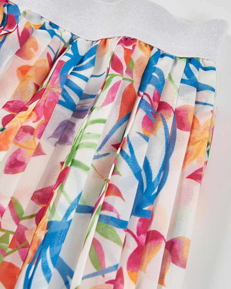 BOBOLI Trousers gauze printed for girl - 763040