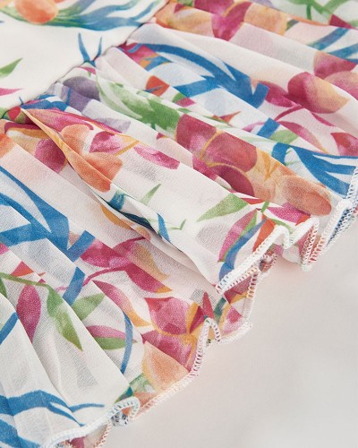 BOBOLI Blouse gauze printed for girl - 763051