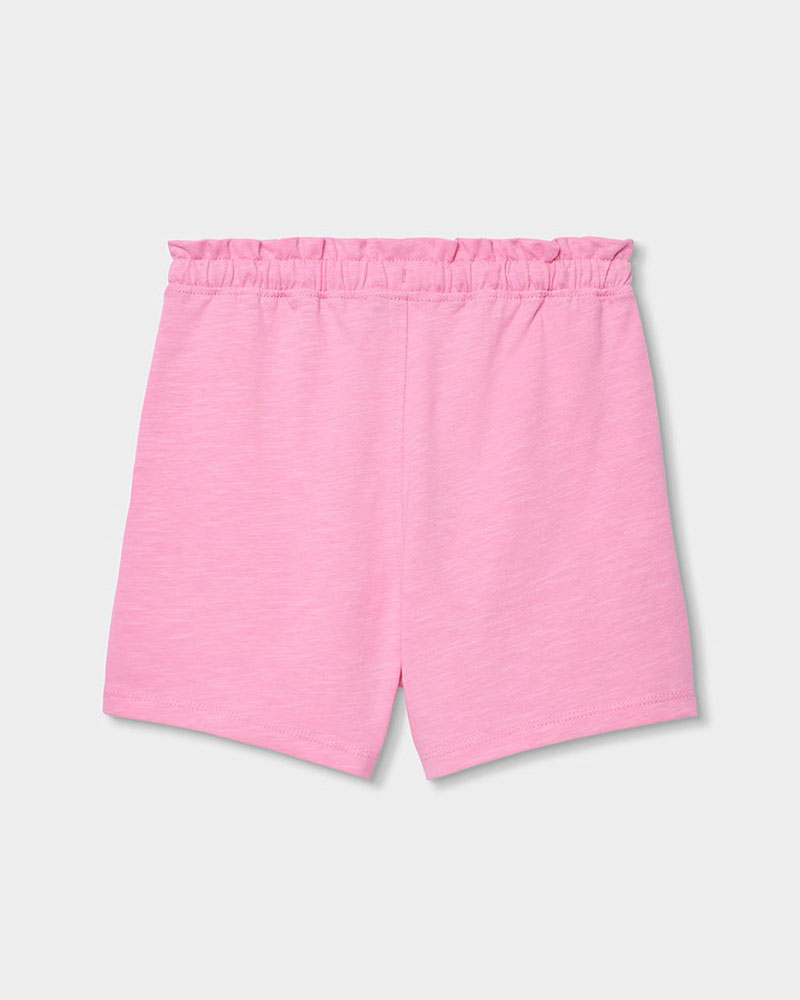 BOBOLI Knit bermuda shorts flame for girl -BCI - 493051