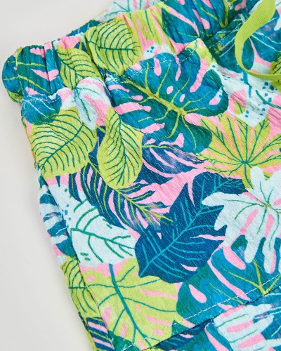 BOBOLI Knit skirt printed for girl - 413020