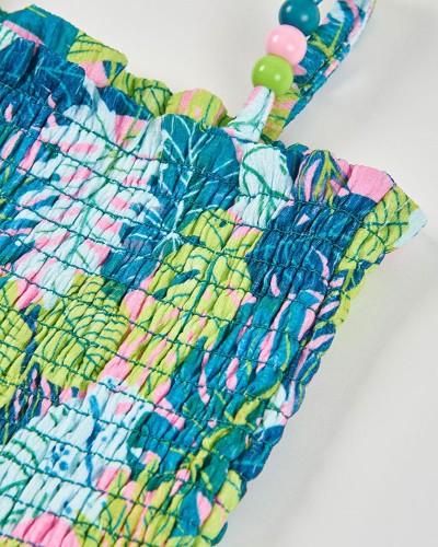 BOBOLI Knit jumpsuit printed for girl - 413031