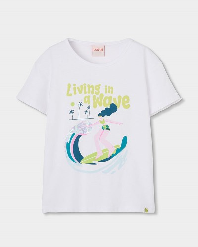 BOBOLI Knit t-Shirt for girl -BCI - 413086