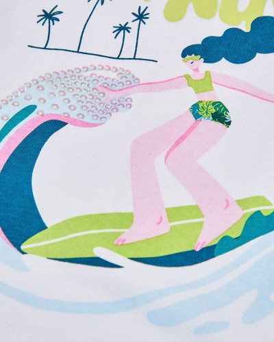 BOBOLI Knit t-Shirt for girl -BCI - 413086