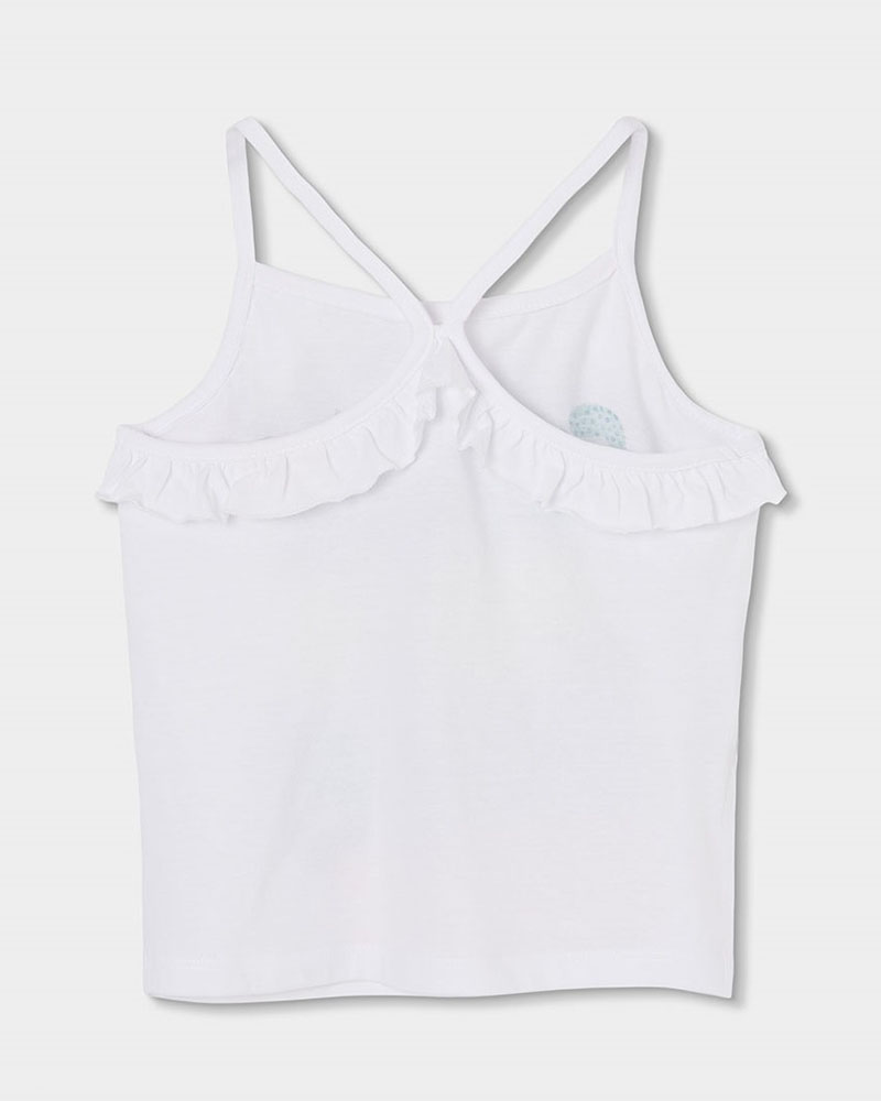 BOBOLI Knit t-Shirt suspenders for girl -BCI - 413109