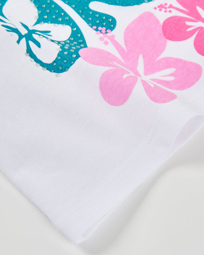 BOBOLI Knit t-Shirt suspenders for girl -BCI - 413109