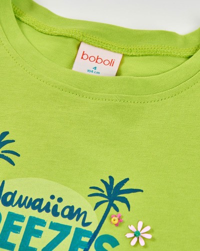 BOBOLI Knit t-Shirt for girl -BCI - 413110