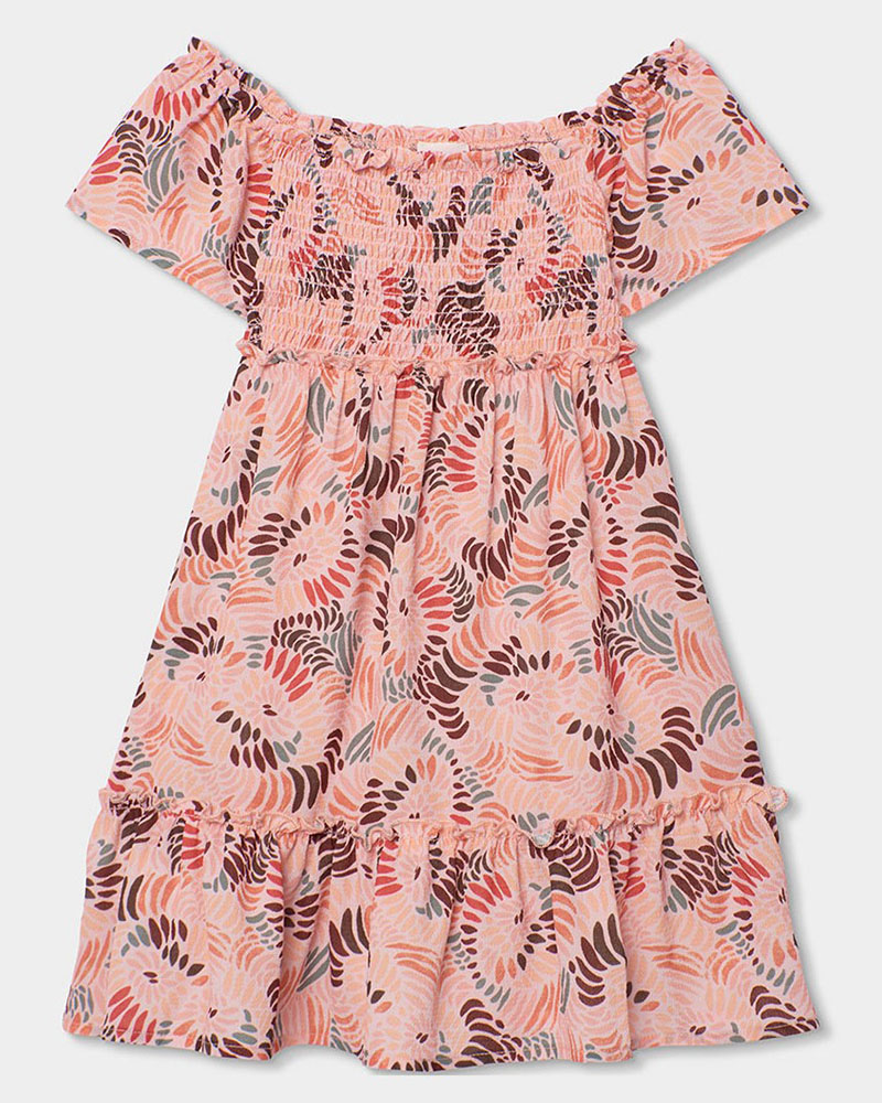 BOBOLI Dress printed for girl - 433066