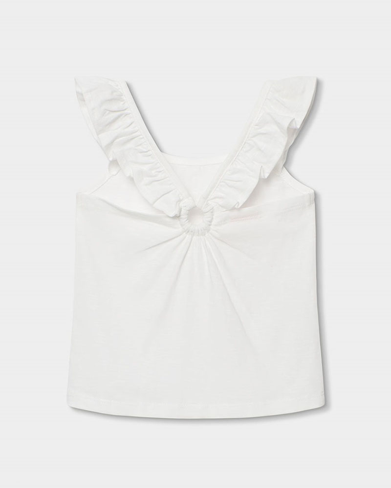 BOBOLI Knit t-Shirt flame for girl -BCI - 433112