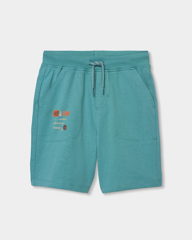 BOBOLI Knit bermuda shorts for boy -BCI - 693042