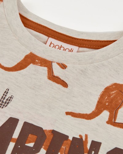 BOBOLI Knit t-Shirt for boy -BCI - 533078