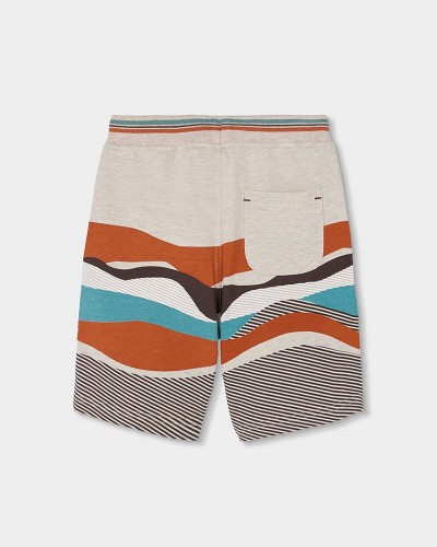 BOBOLI Fleece bermuda shorts flame for boy -BCI - 533090