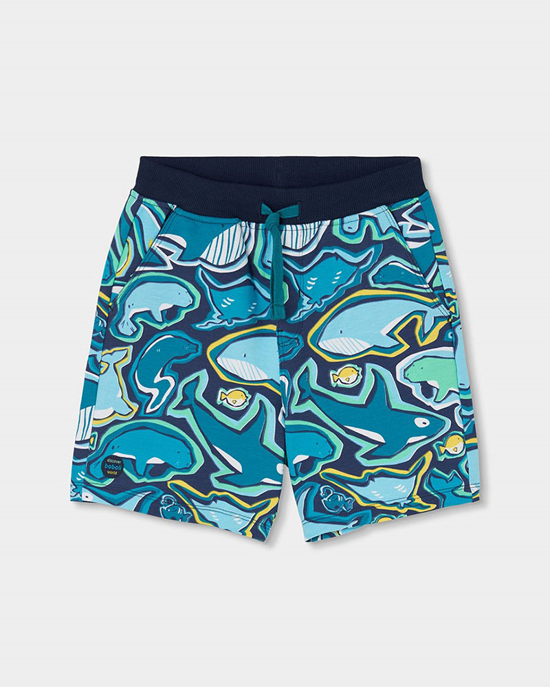 BOBOLI Fleece bermuda shorts for boy -BCI - 543057