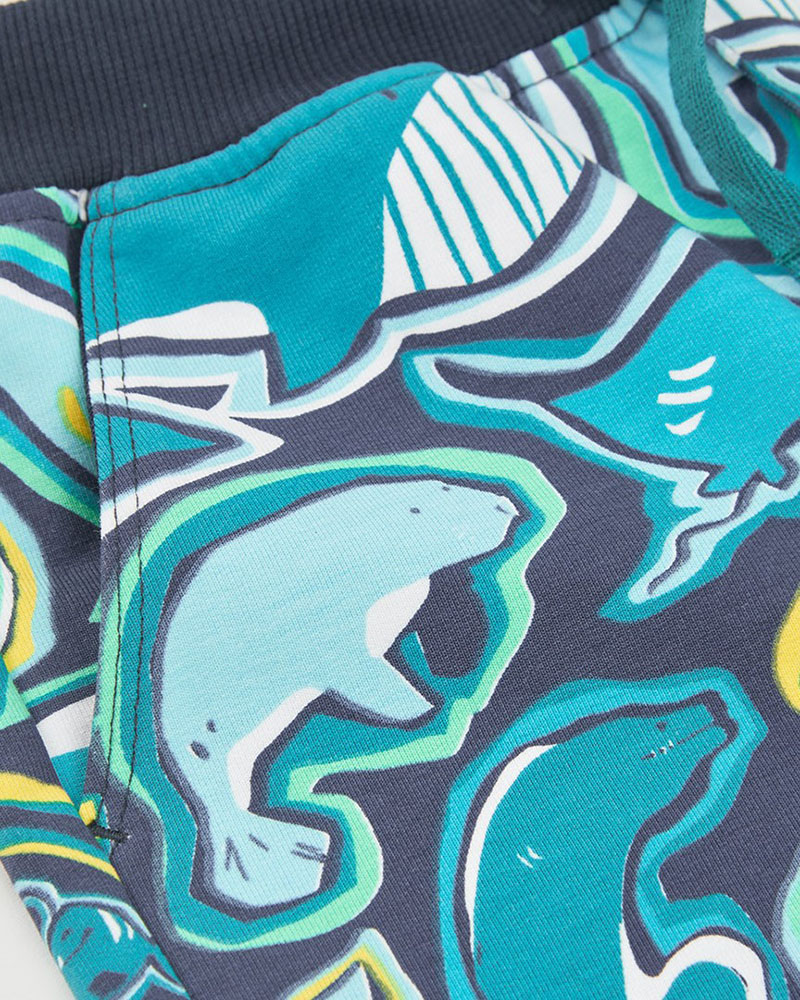 BOBOLI Fleece bermuda shorts for boy -BCI - 543057