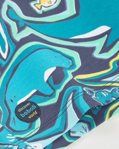 BOBOLI Fleece bermuda shorts for boy -BCI - 543057