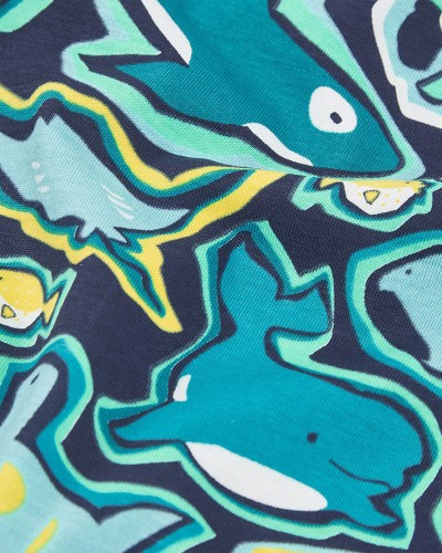 BOBOLI Knit t-Shirt printed for boy -BCI - 543103