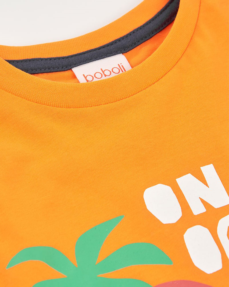 BOBOLI Knit t-Shirt for boy -BCI - 633013