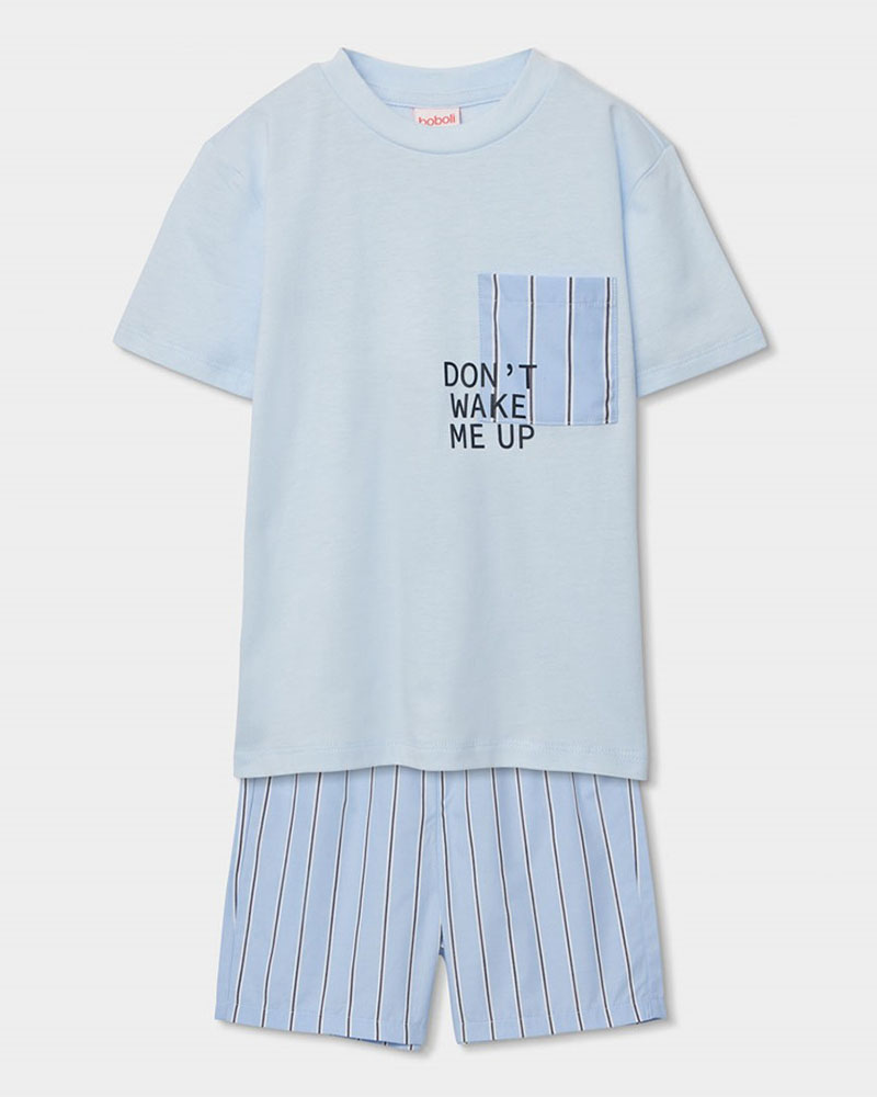 BOBOLI Knit pyjamas combined for boy -BCI - 683074