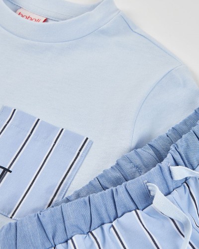 BOBOLI Knit pyjamas combined for boy -BCI - 683074