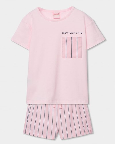 BOBOLI Knit pyjamas combined for girl -BCI - 483106