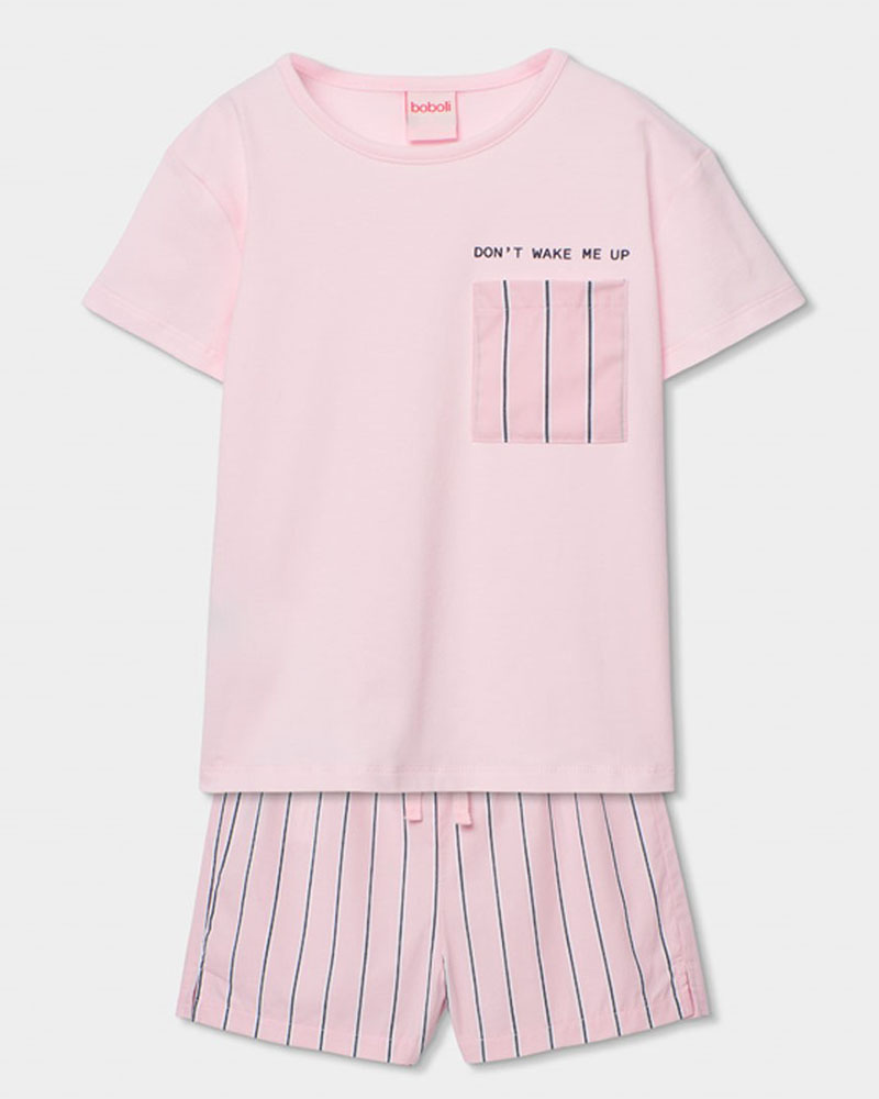 BOBOLI Knit pyjamas combined for girl -BCI - 483106