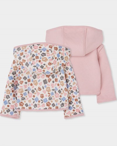 BOBOLI Knit jacket reversible for baby -BCI - 114084