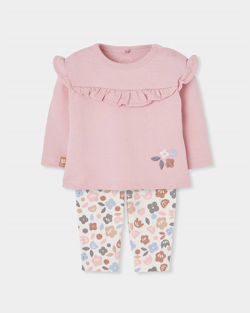 BOBOLI Set knit for baby girl -BCI - 114073