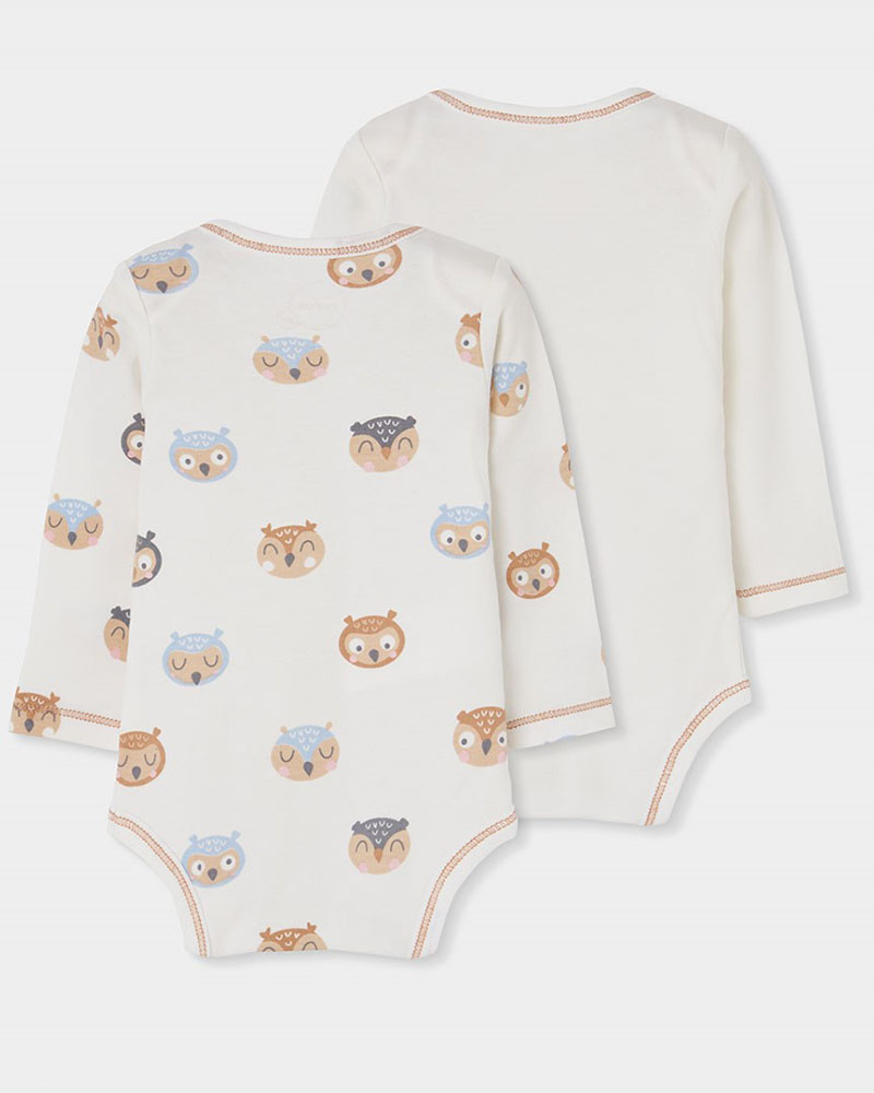 BOBOLI Pack 2 bodys interlock for baby -BCI - 214063
