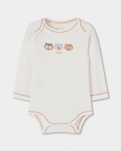 BOBOLI Pack 2 bodys interlock for baby -BCI - 214063
